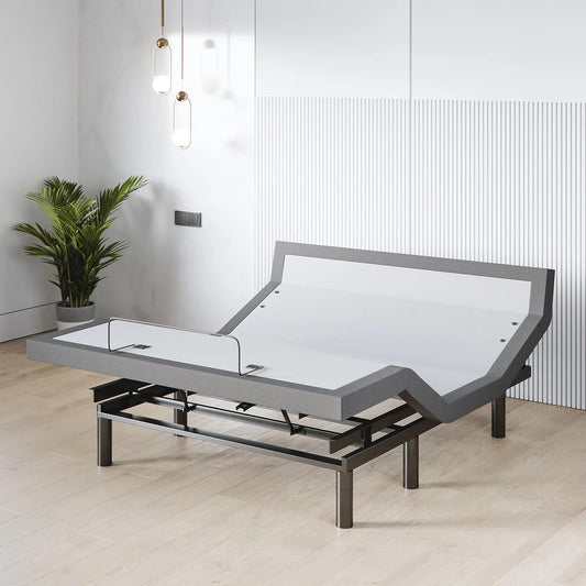 Sven & Son Classic plus (With Head-Tilt) Adjustable Bed Base, Head and Foot Lift, Tilt, Massage, Under-Bed Lights, USB, Memory Positions, Zero Gravity - Queen